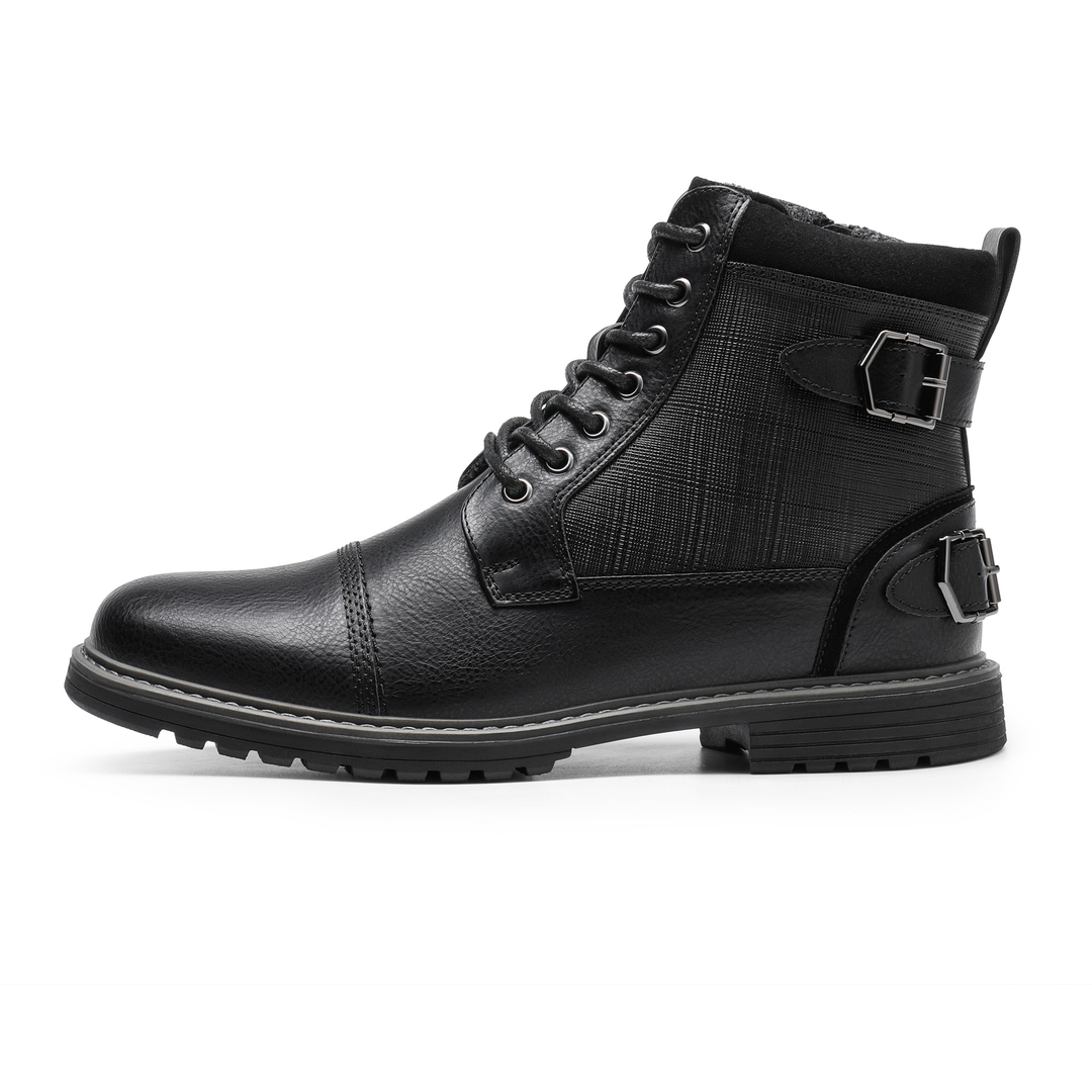 Men's Fur-Lined Oxford Dress Boots