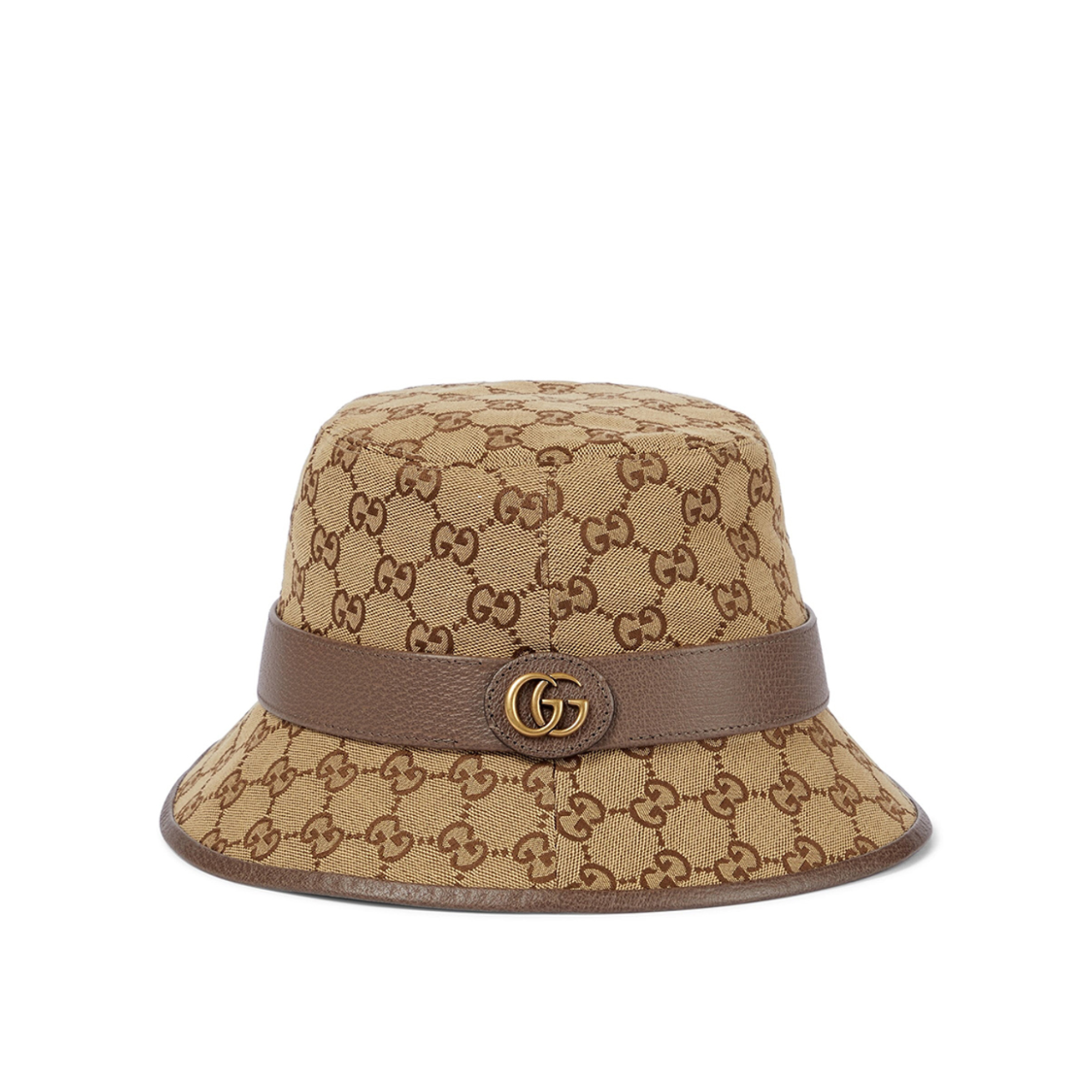 Gucci GG Canvas Bucket Hat Beige Brown