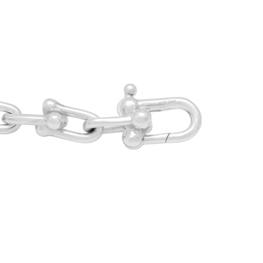 Tiffany & Co. Hardware Link Sterling Silver S Remove 2 Frames Bracelet 60153084