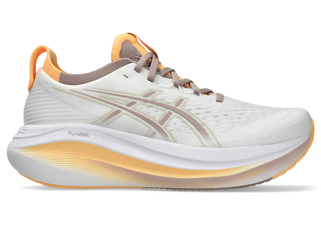 ASICS GEL-NIMBUS 27 Running Shoes White/Fawn 1012B753-103