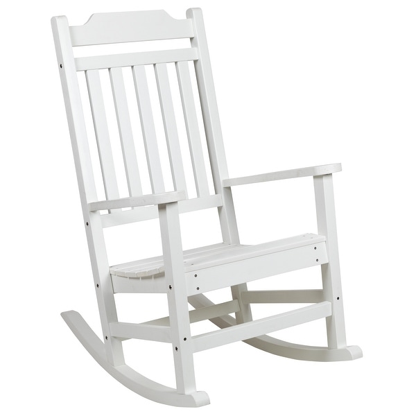 2 Pack AllWeather Faux Wood Rocking Chair