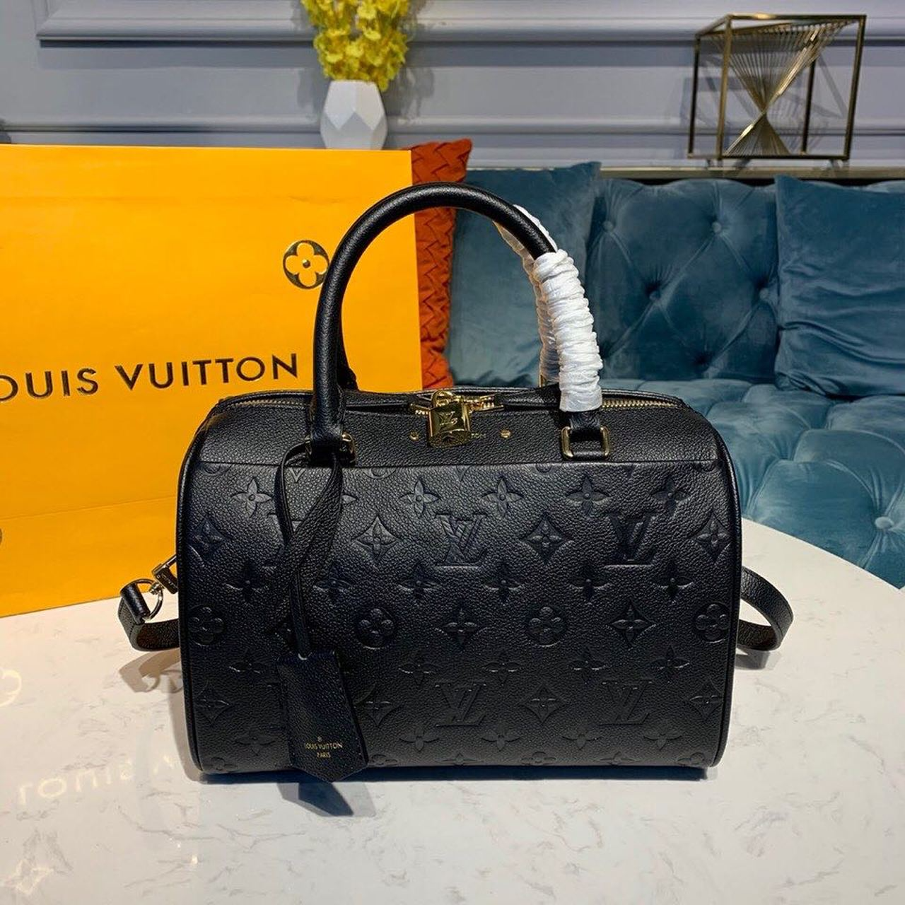 Louis Vuitton Speedy Bandouliere 25 Monogram Empreinte Black 25cm M42401