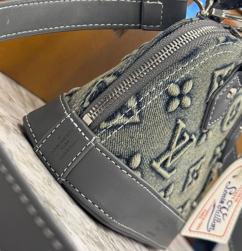Louis Vuitton Mini Alma Denim Monogram Bag