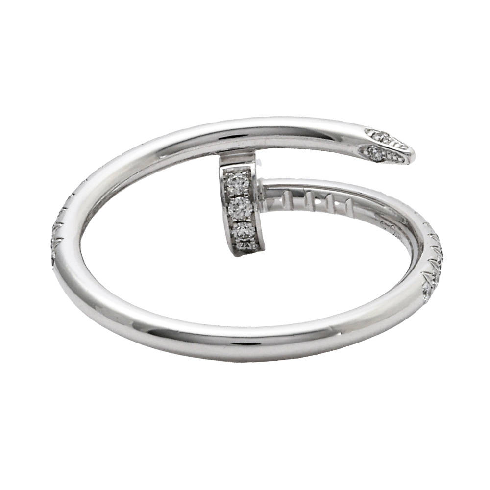 Cartier Juste un Clou Ring 18K White Gold Diamond B4231600