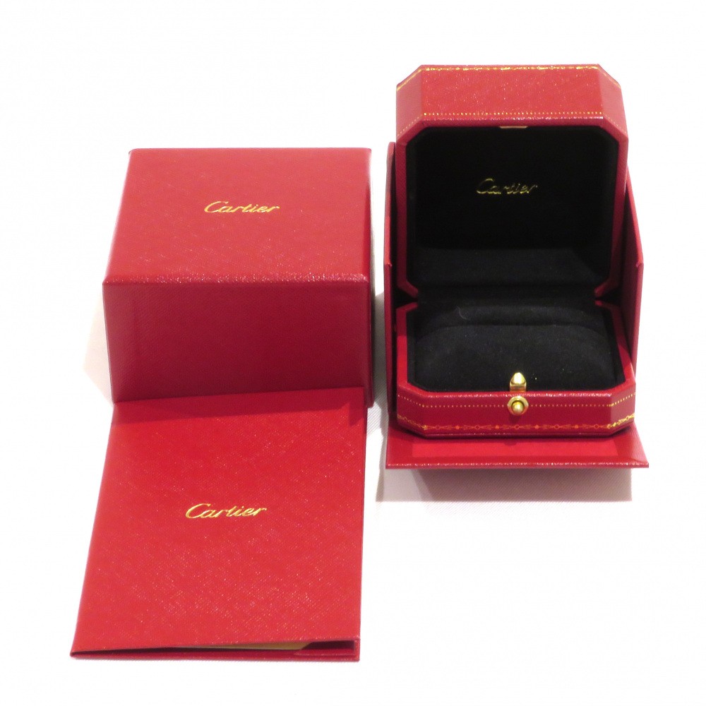 Cartier Love Wedding 8P Diamond Ring 18K Rose Gold