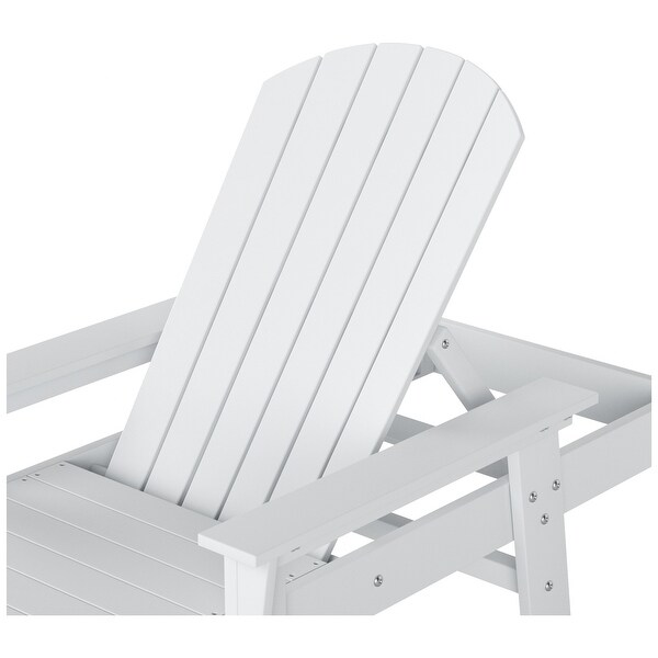Polytrends Altura Poly EcoFriendly All Weather Reclining Chaise Lounge with Arms