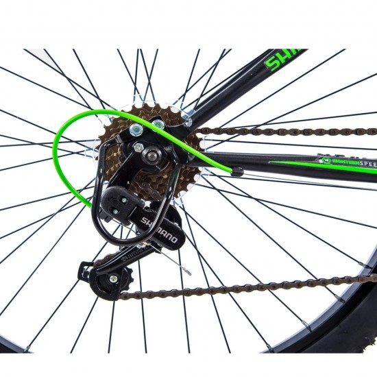 26″ Nighthawk Men’s Mountain Bike, Black
