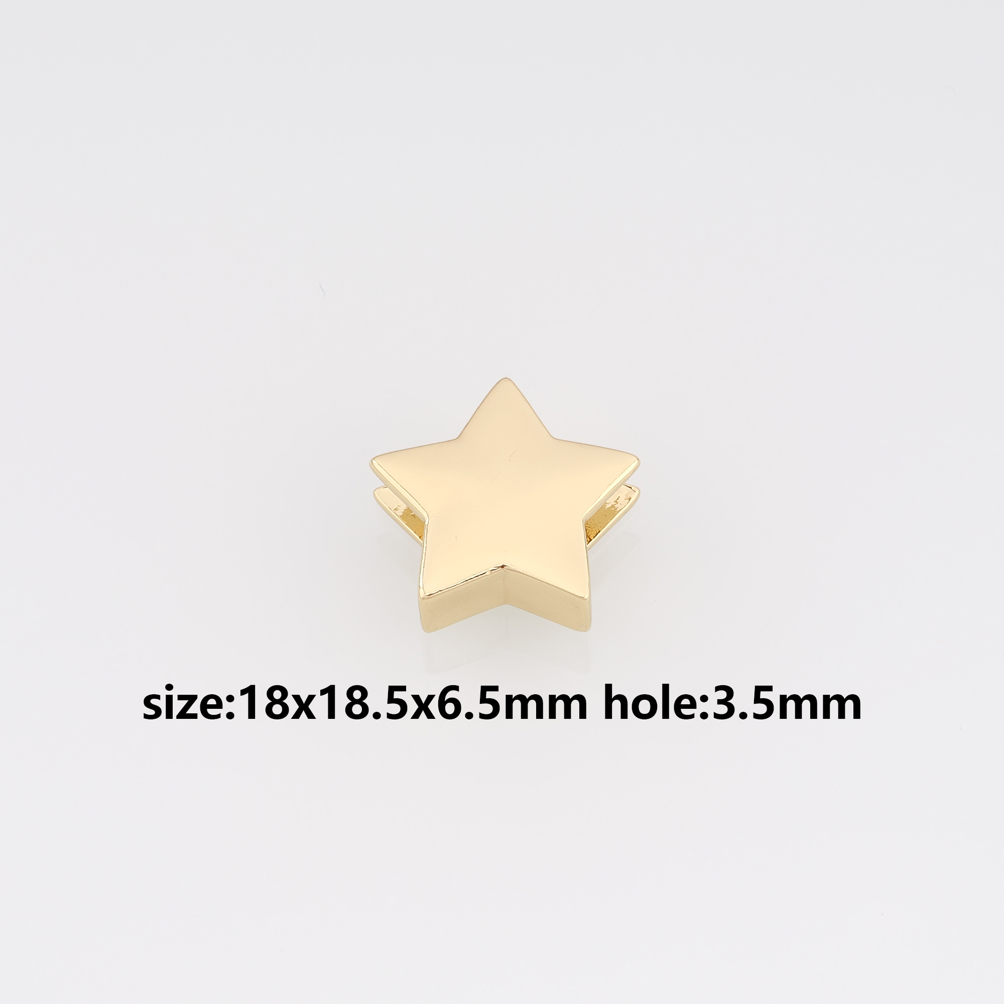 18K Gold Filled Star Spacer Beads,Celestial Spacer Beads,Necklace And Bracelet Making,DIY Jewelry Supply