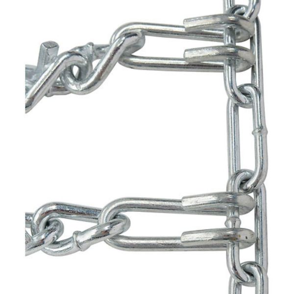 33-0013 20x9x10, 20x10x8, 20x10x10, 21x8x10 in. Zinc Plated Chains Snow Tire Chains, Replaces Peerless 1062756 (Set of 2)