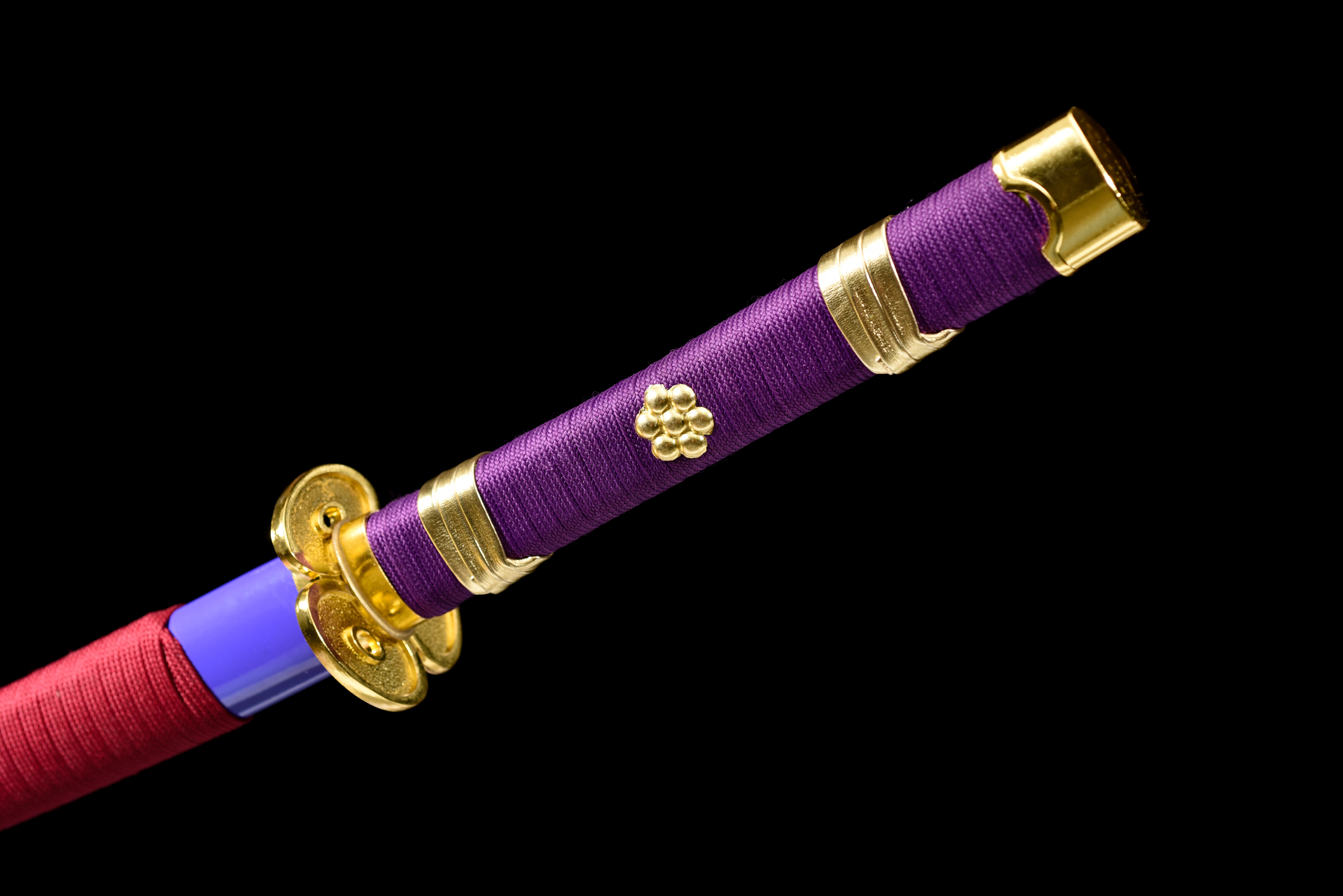 Purple Enma Katana – One Piece, High-Carbon Steel, Full Tang