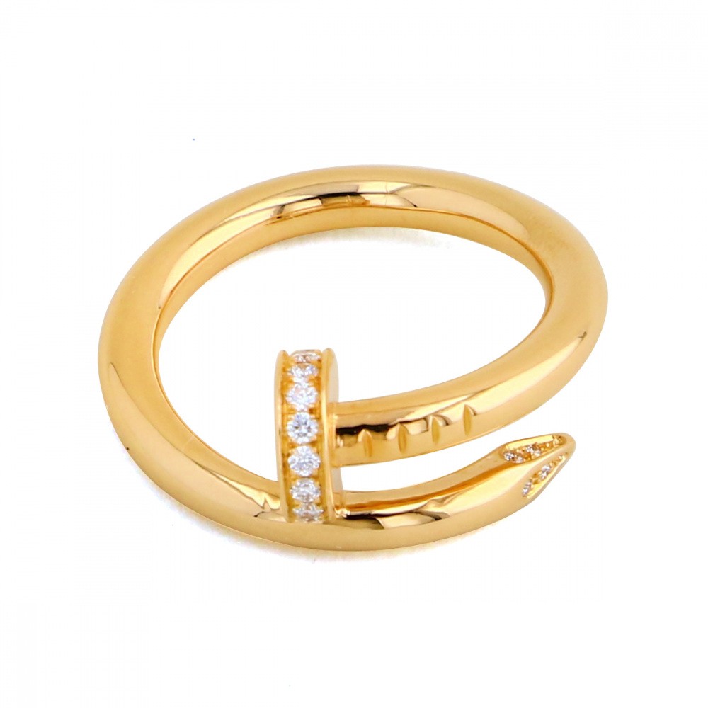 Cartier Juste un Clou Ring 18K Rose Gold Diamond