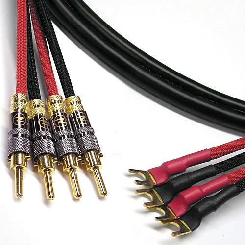 Canare 4S11 Speaker Cable 4 Spade to 4 Banana (15&) CA4S114S4B15