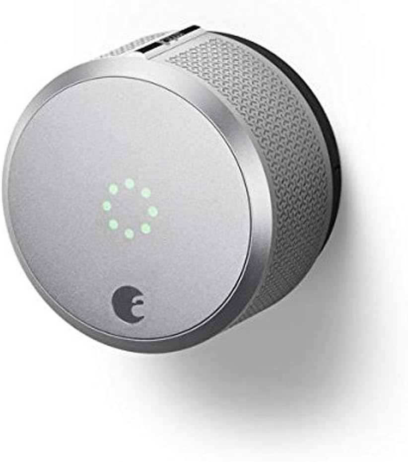 Silver Smart Lock Pro, 3rd Generation-Dark Gray, Apple Home Kit Compatible and Z-Wave Plus Enabled