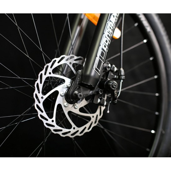 Mountain Bike 26 Inch Wheels,21 Speed Aluminum Frame Trail Bicycle with Suspension Multiple Colors Double Disc Brake, Lightweight,for Men Women Adult