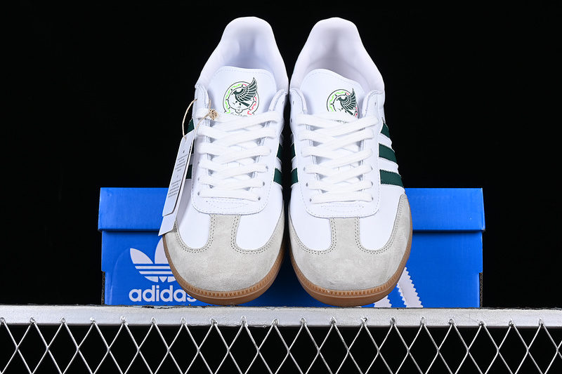 Adidas Mexico X Samba Team Footwear White/College Green/Gum HQ7036