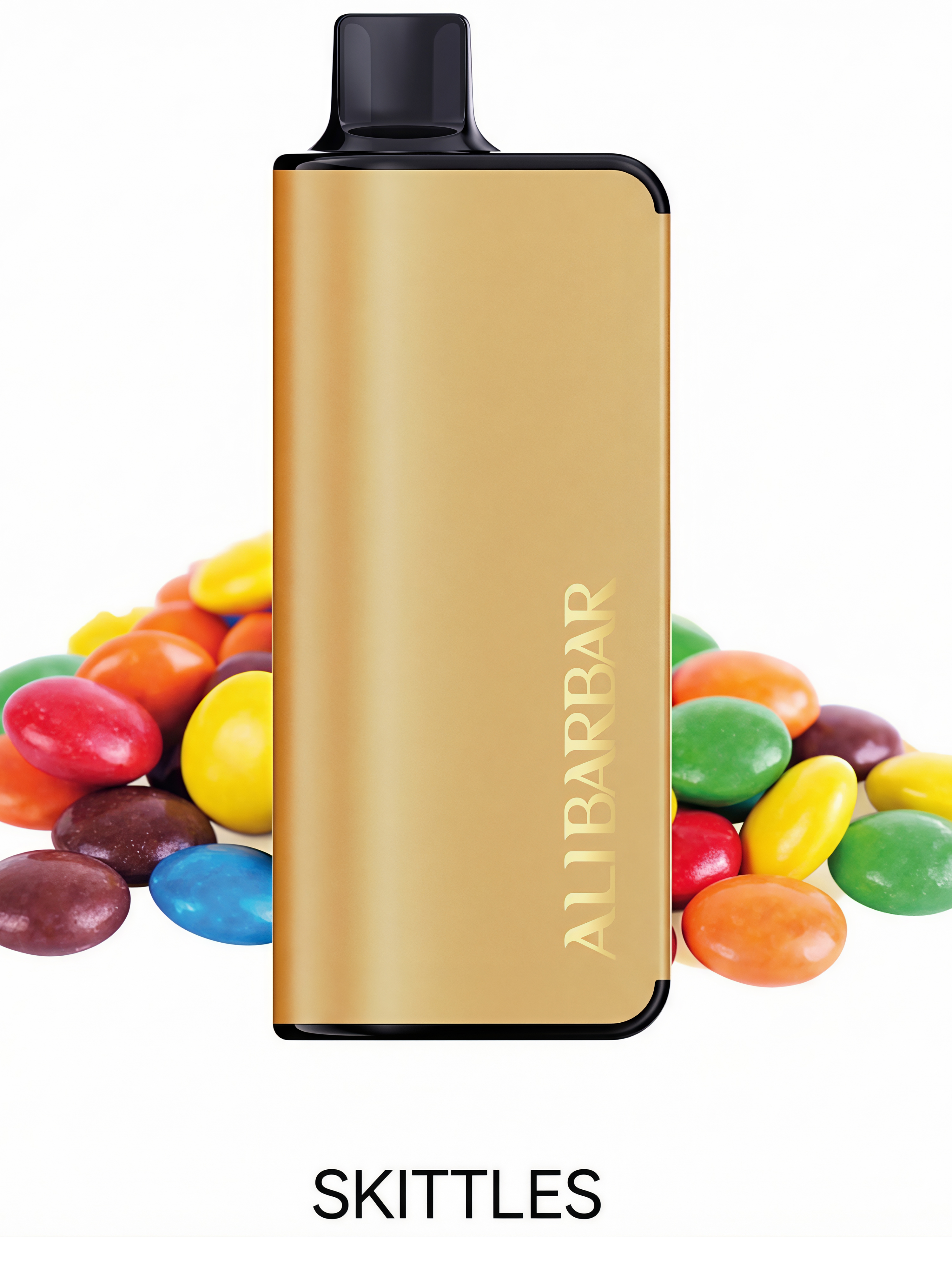 Skittles–Alibarbar 9000 Puffs Disposable Vape 🍬 Rainbow Candy Fruit Flavor Alibarbar 9000 Puffs Disposable Vape Skittles Flavor Mixed Fruit Candy Sweet Vape