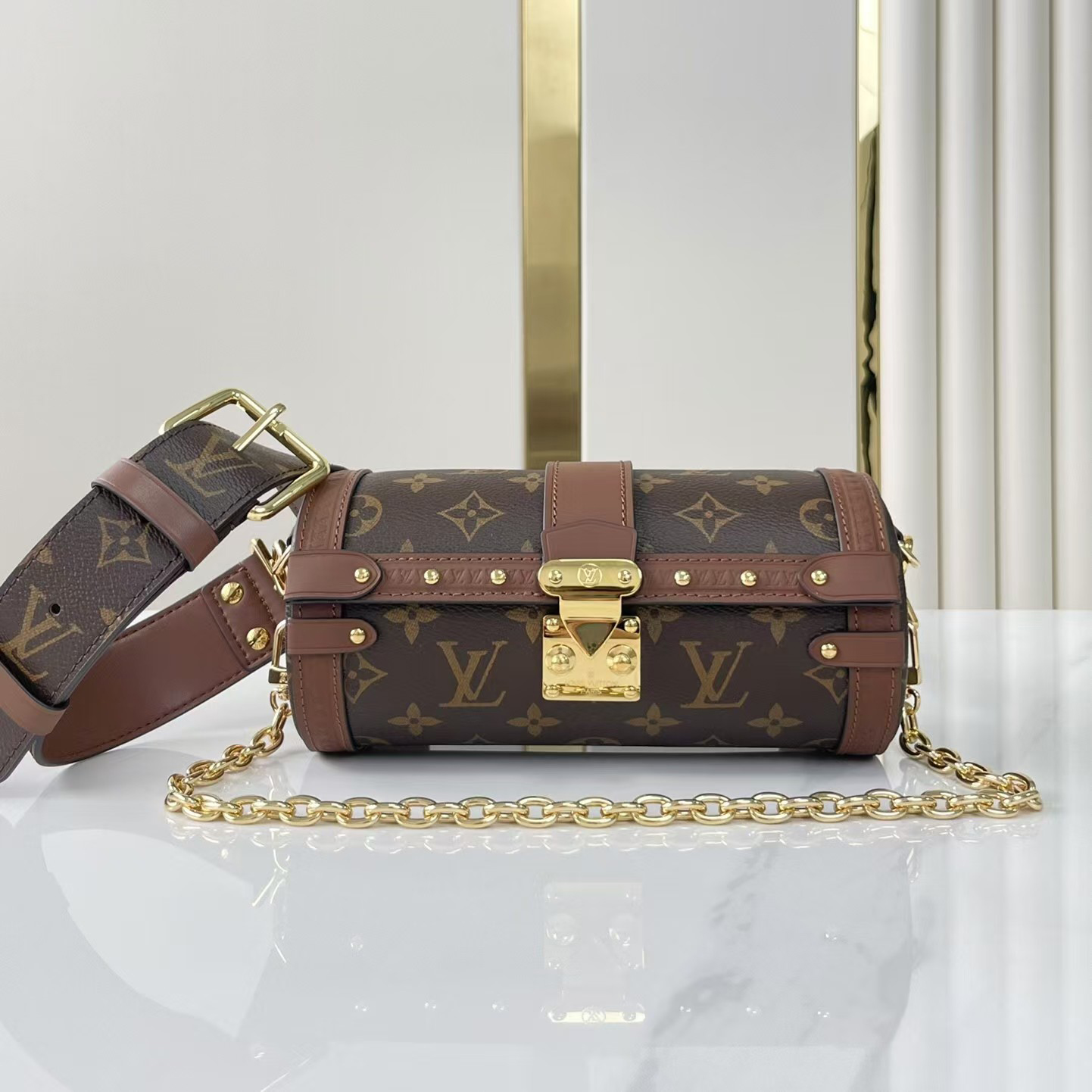 LV papillon trunk shoulder bag - cnluxepick