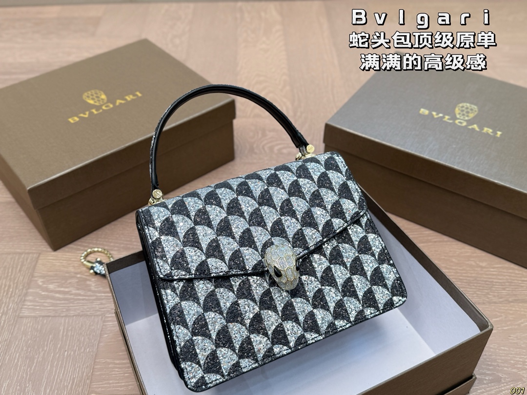 Bulgari lightweight all-match snake head bag - cnluxepick