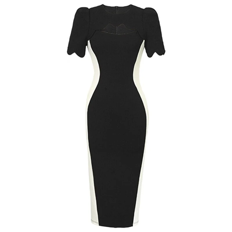 Elegant Cutout Sheath DressClistos
