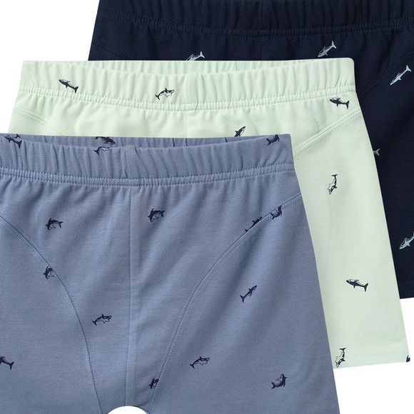 Topolino 3 Jungen Boxer mit Hai-Prints