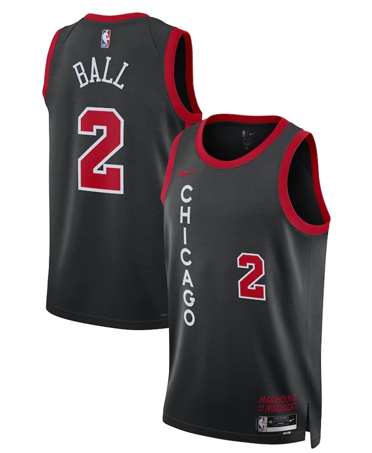 Maillot Chicago Bull BALL 2 NBA Basket 2023 2024€35.99