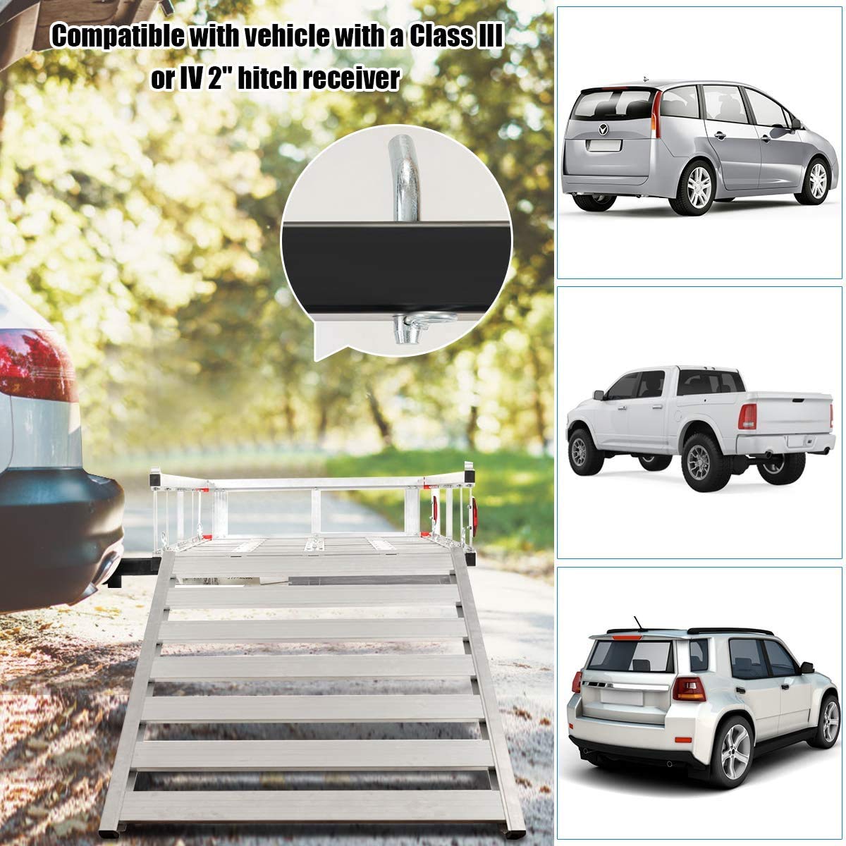 Goplus Aluminum Wheelchair Mobility Capacity