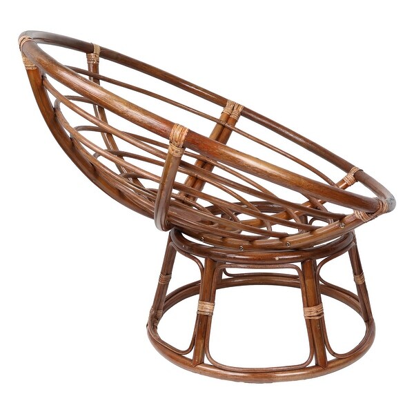 Bali 42inch Papasan Chair with Patterned Polyester Cushion