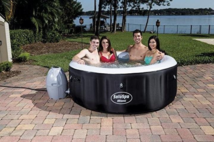 bestway-saluspa-miami-Inflatable Hot Tub, 4-Person Spa