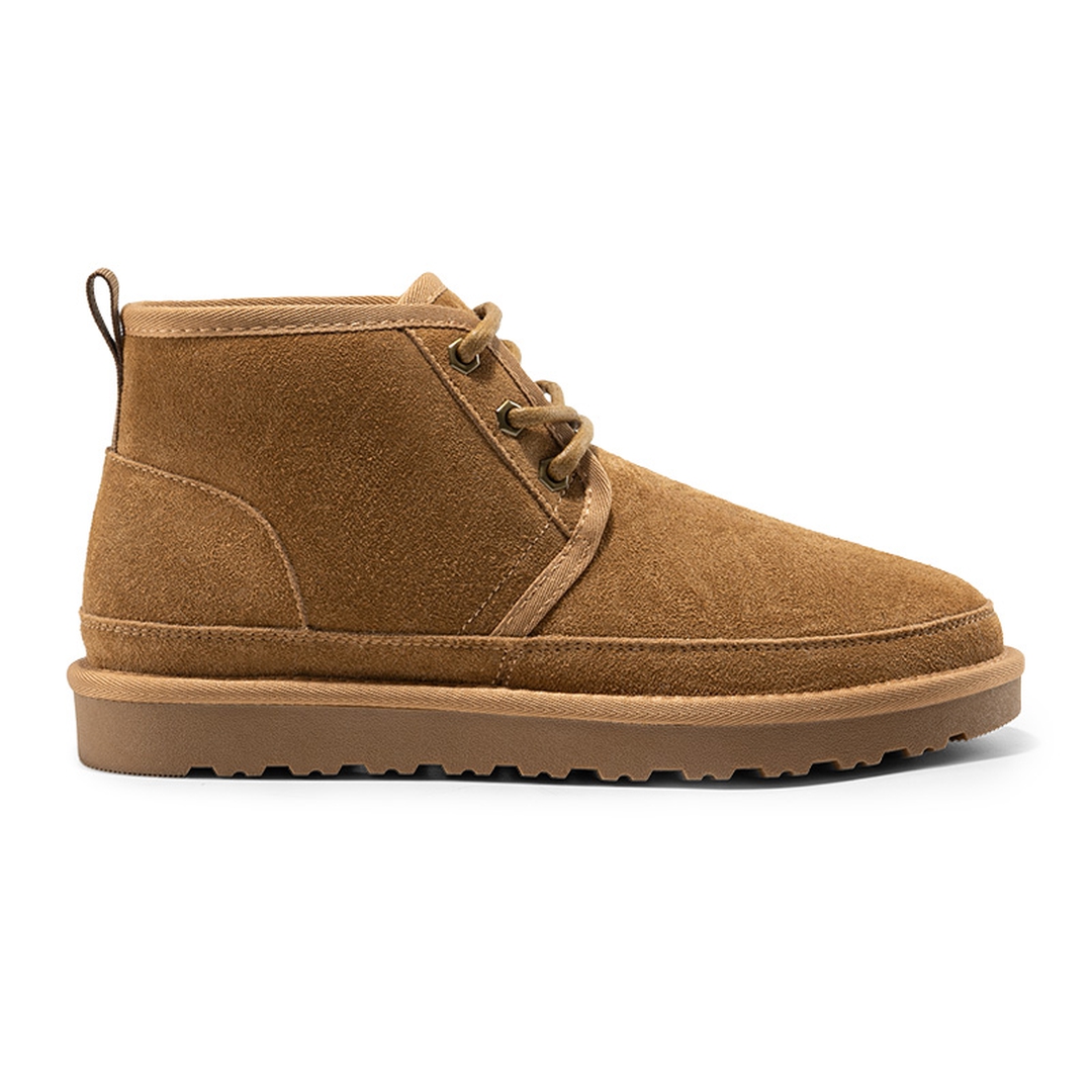 Men's Suede Fur Snow Boots