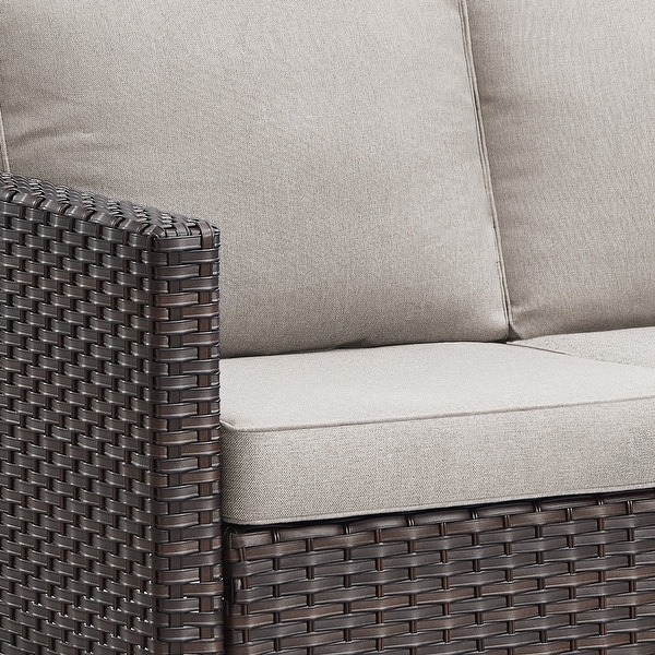 3Seat Sofa with Patio Chair Ottoman Funiture