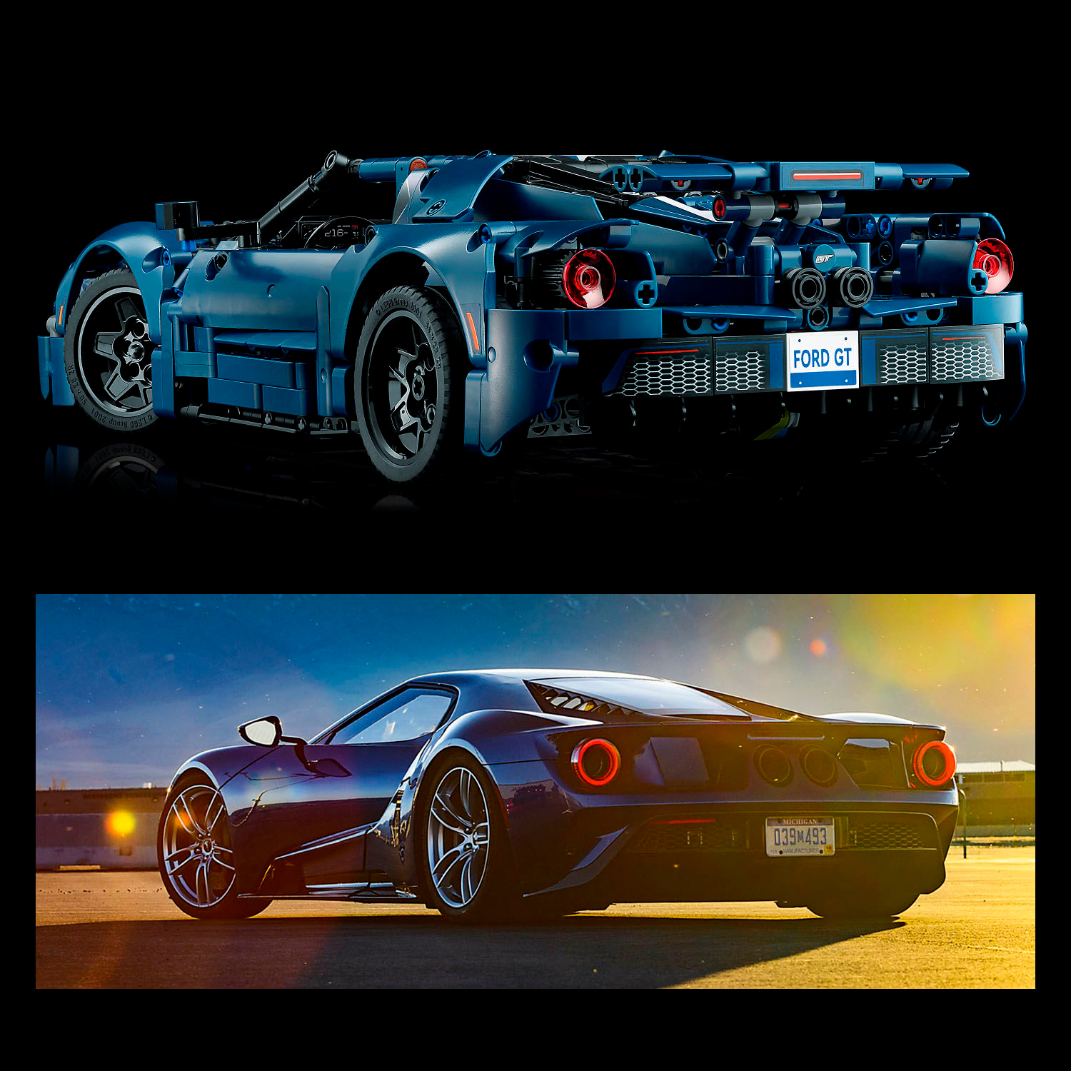 LEGO - Technic 2022 Ford GT Car Model Set for Adults 42154