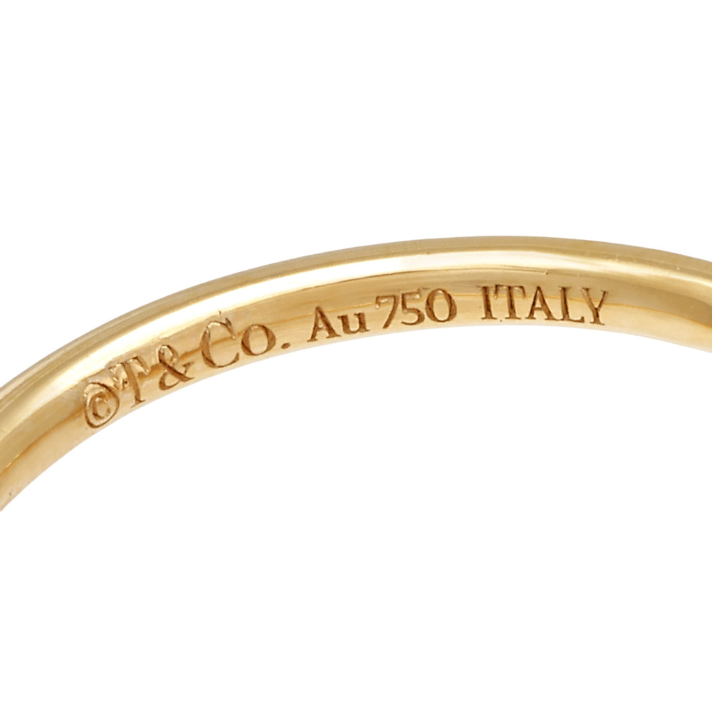 Tiffany & Co. Tiffany T Diamond Wire Ring 18K Yellow Gold 60147104