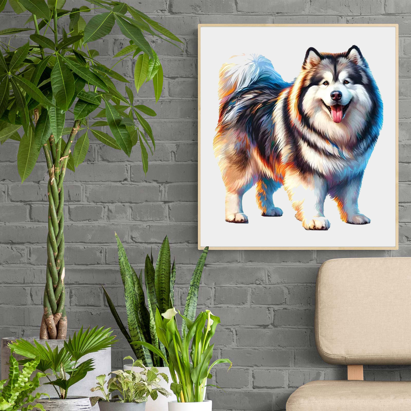 Wooden Animal Puzzle-Lovely Dog