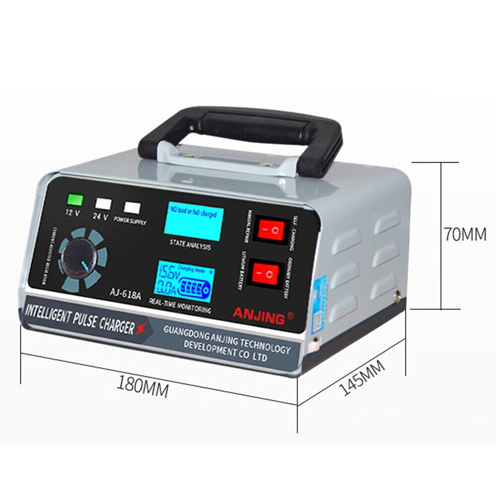 Paddsun Heavy Duty Smart Car Battery Charger Automatic Pulse Repair Trickle 12V/24V New