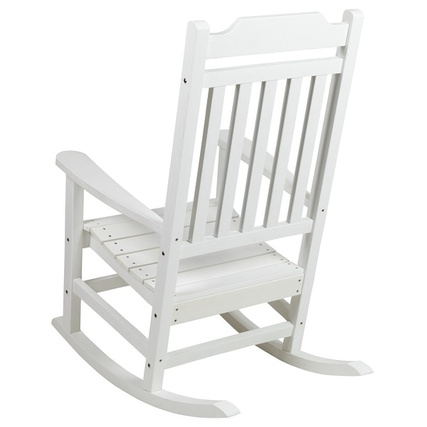 2 Pack AllWeather Faux Wood Rocking Chair
