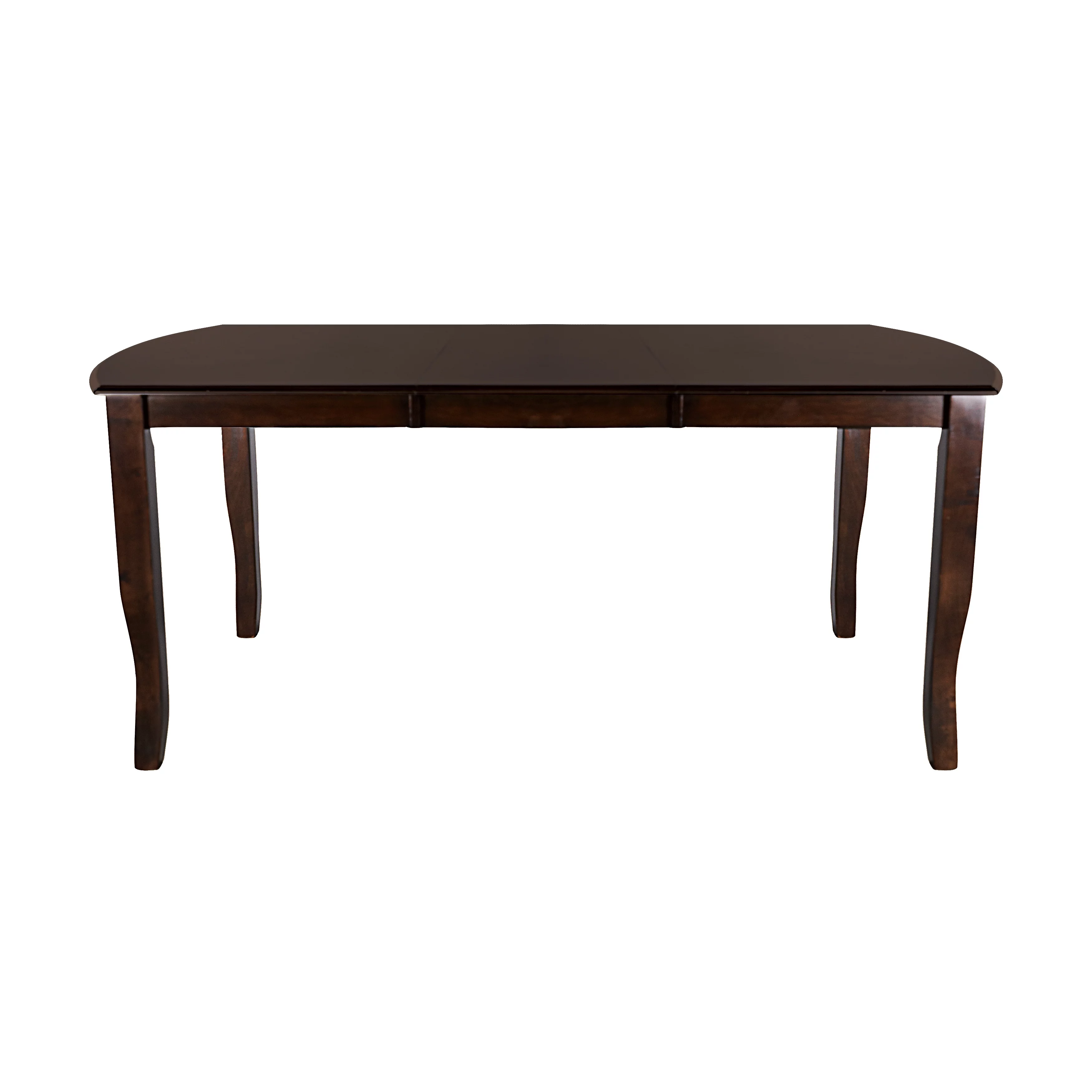 Docooler Simple Design 1pc Dining Table with Separate Extension  Mango Veneer Wood Dining Furniture,Dark Cherry  COLOR