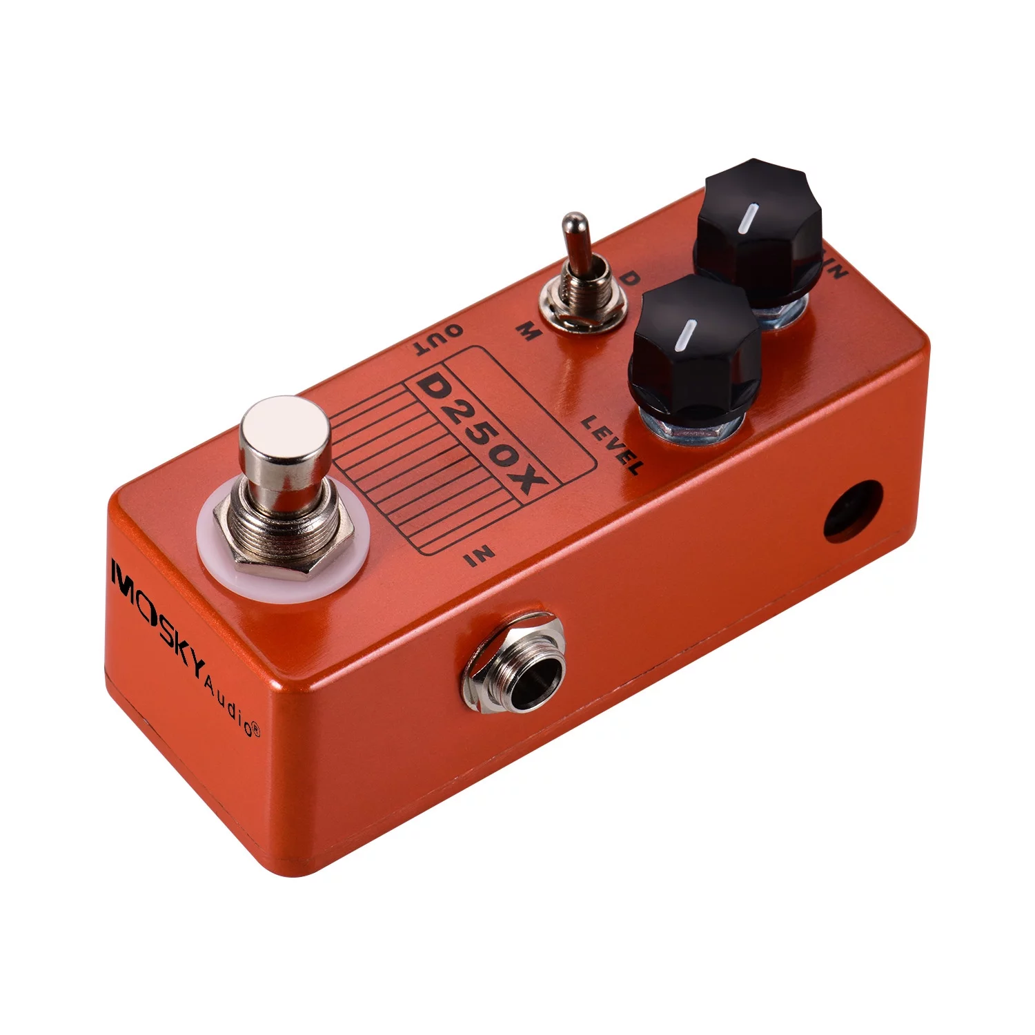 MOSKYAudio Effect Pedal: D250X Electric Guitar Overdrive Preamp - Unleash Your Guitar's Power!