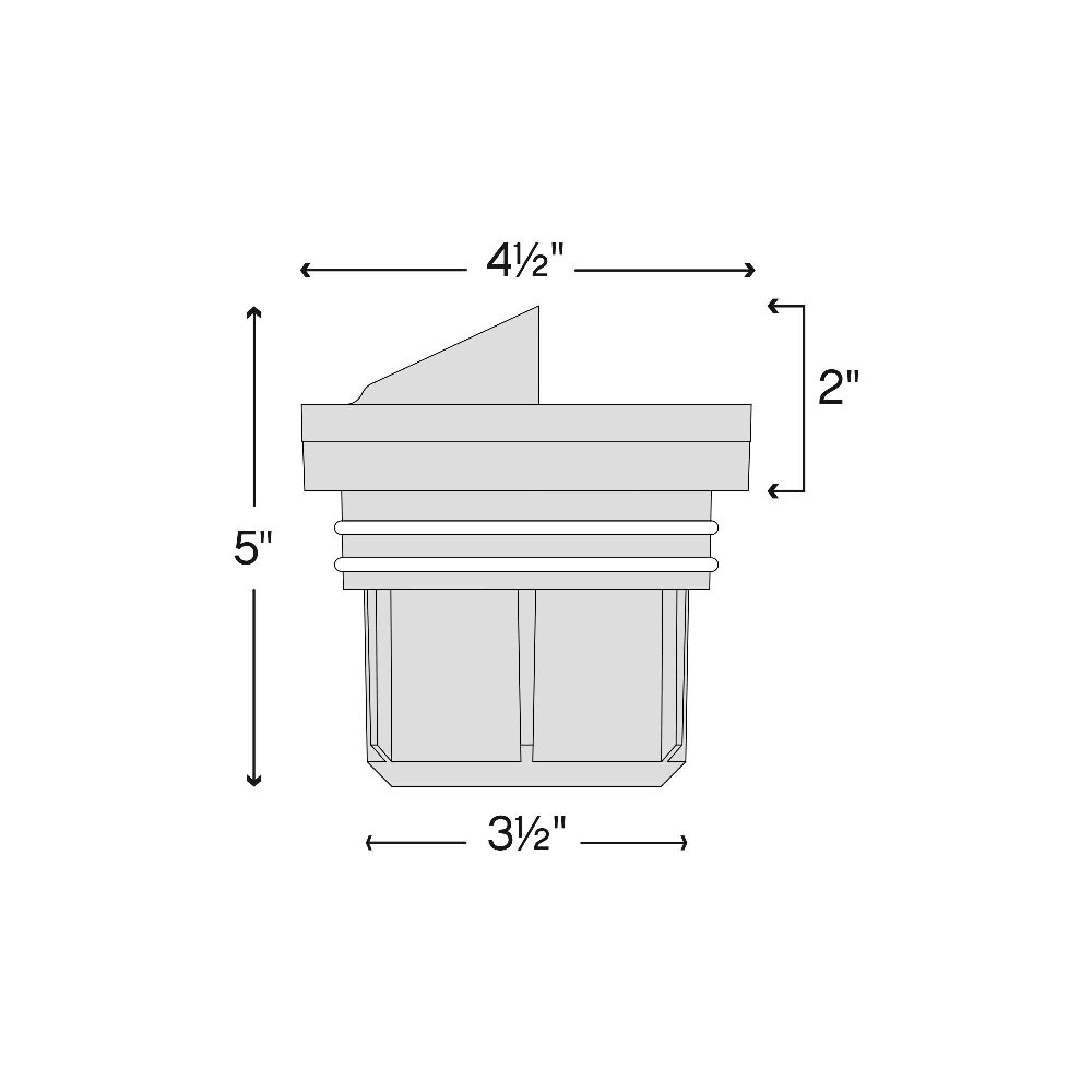 Hinkley Shielded Well Light 15708BZ 5W3K (Bronze)