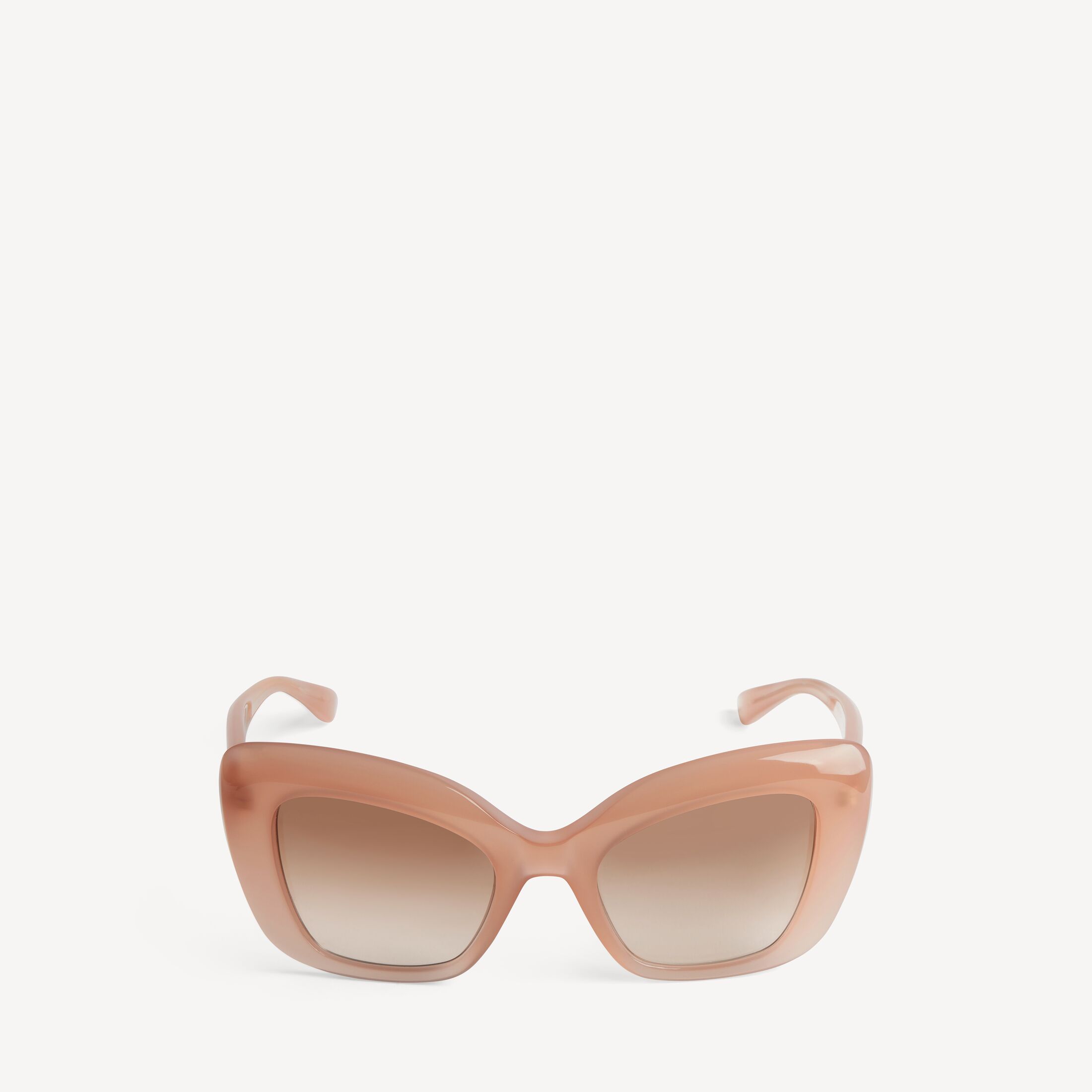 BALENCIAGA WOMEN'S DIVA BUTTERFLY SUNGLASSES IN MILKY NUDE