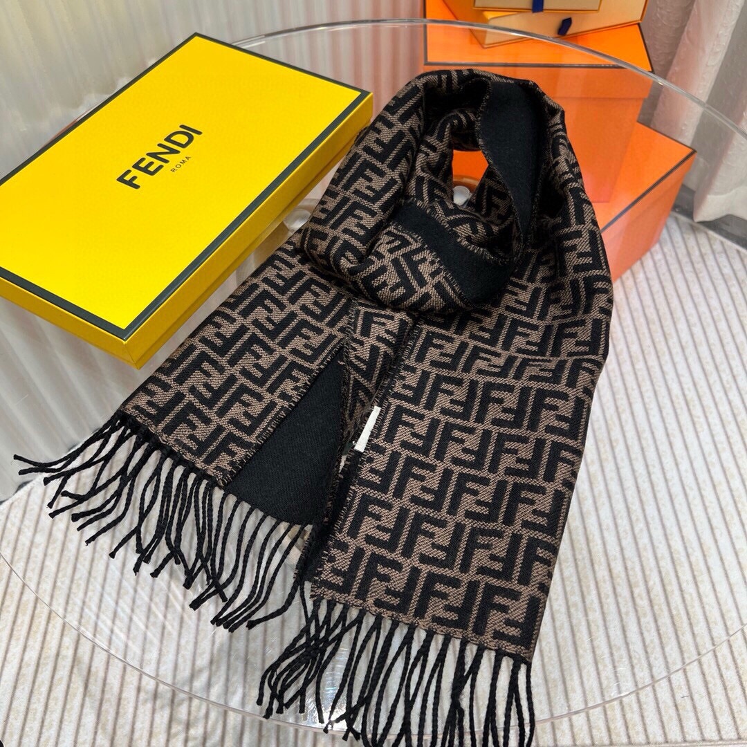 Fendi scarf Double F - cnluxepick