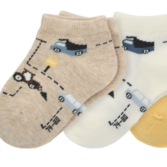 Topomini 4 Paar Baby Sneaker-Socken im Set
