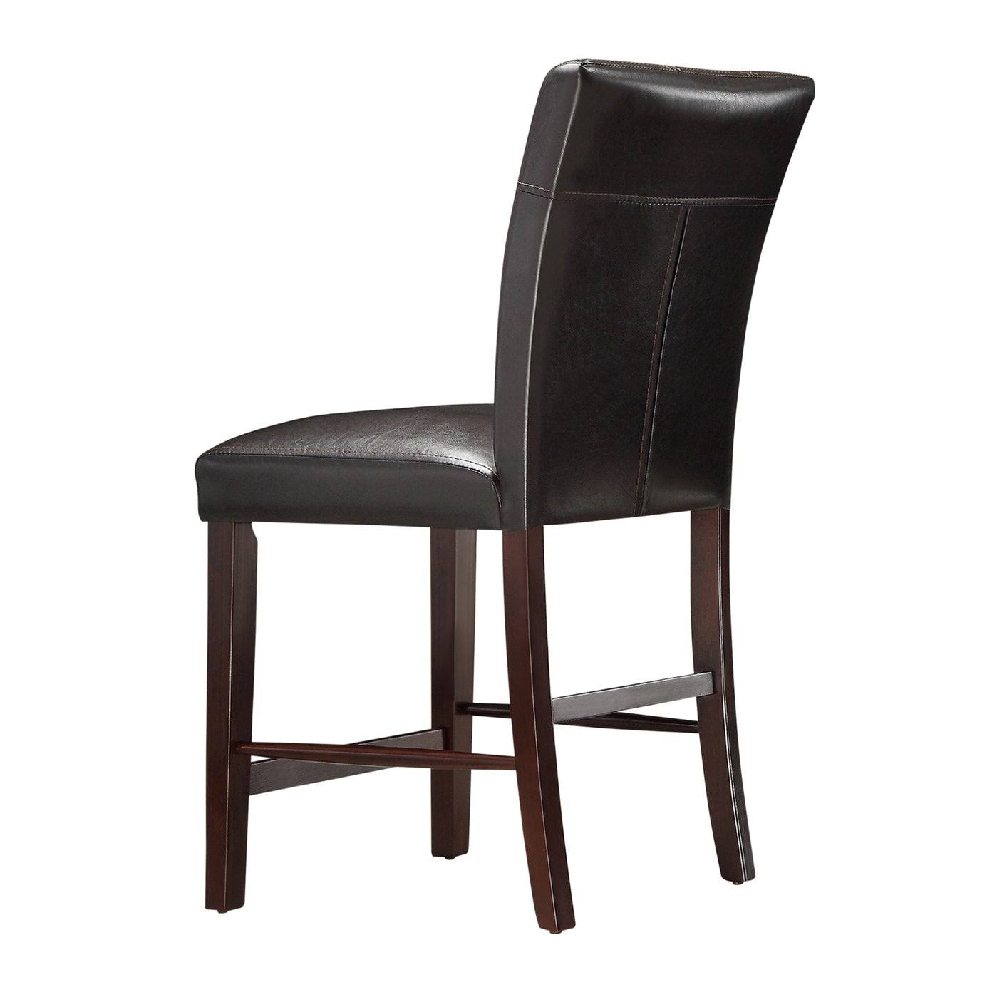 Homelegance Decatur Counter Height Chair in Espresso - Set of 2