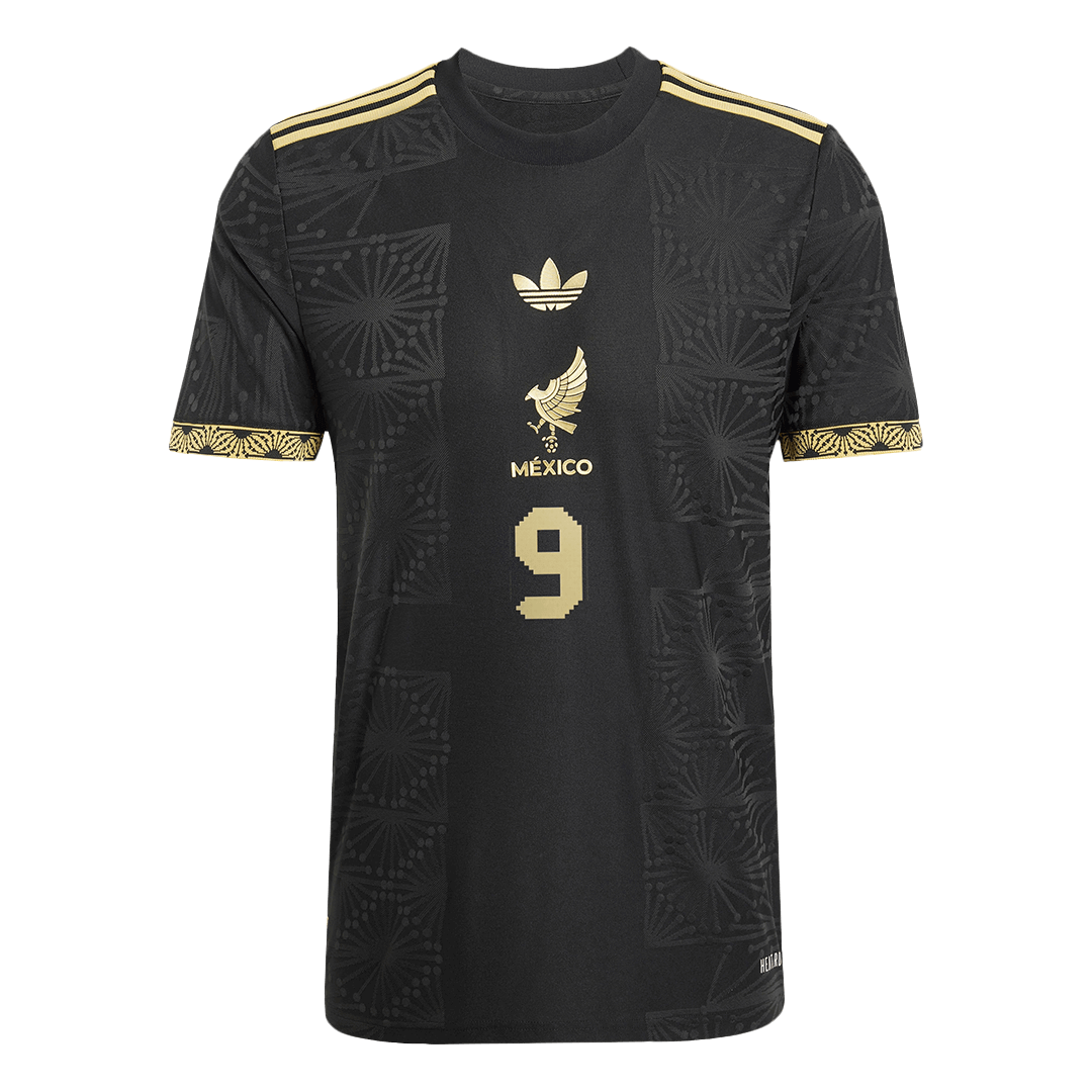 Raúl #9 Mexico Third Away Authentic Soccer Jersey 2025 -Gold Cup