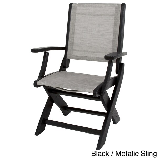 POLYWOOD Coastal Folding Chair