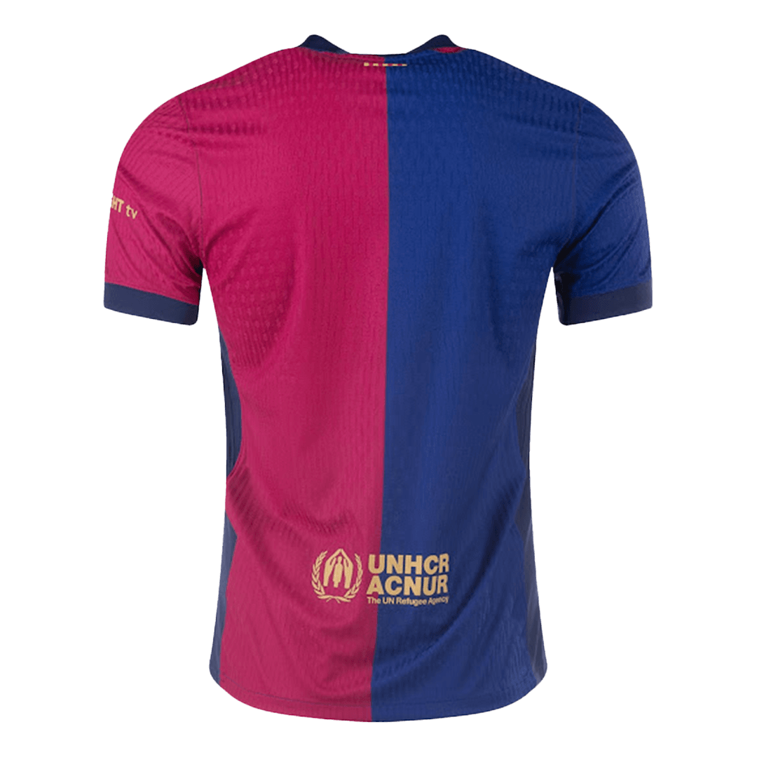 Barcelona Home Player Version Jersey - 125th Anniversary