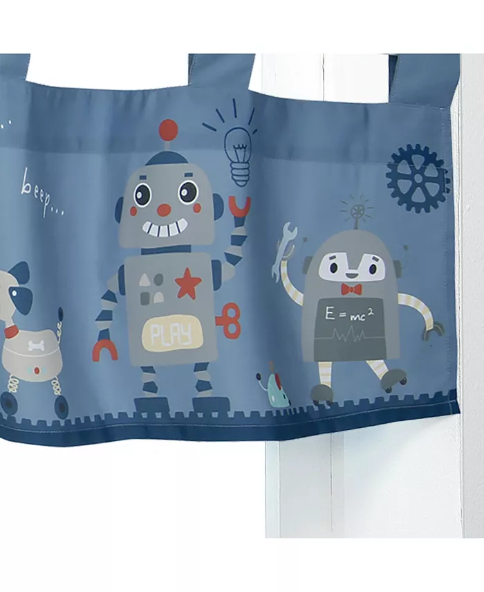 Bedtime Originals Robbie Robot Nursery Child Window Valance