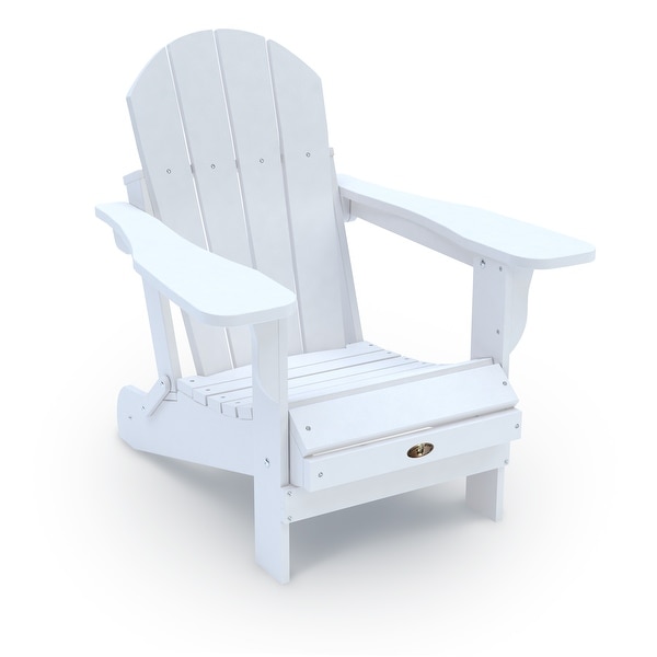 Leisure Line Recycled Plastic Folding Adirondack Chair