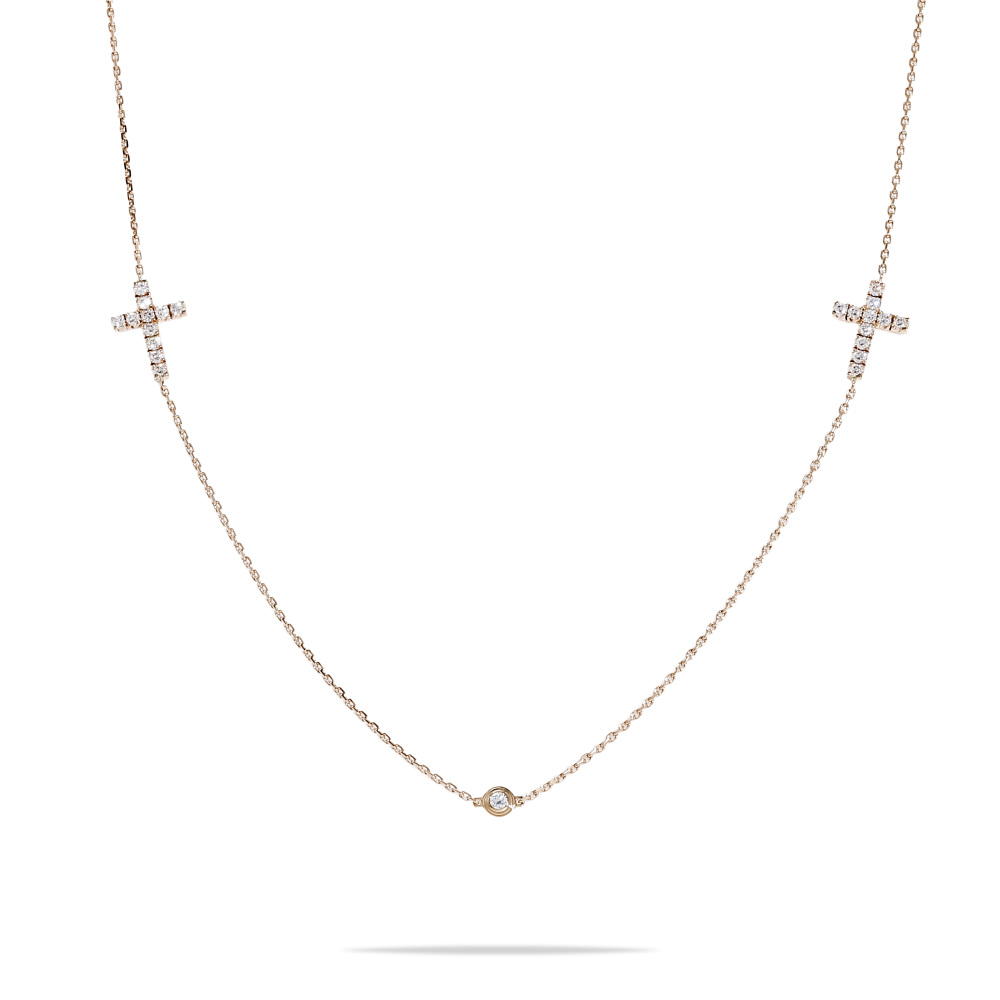 Cartier Symbol Necklace 18K Rose Gold Diamond N7405400