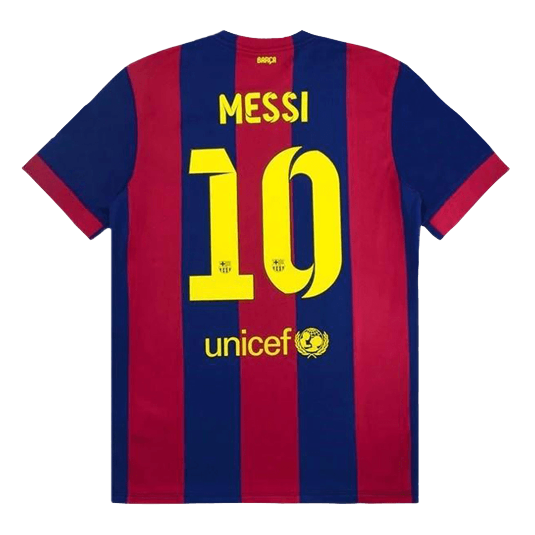 Retro Soccer Jersey MESSI #10 Barcelona Home 2014/15