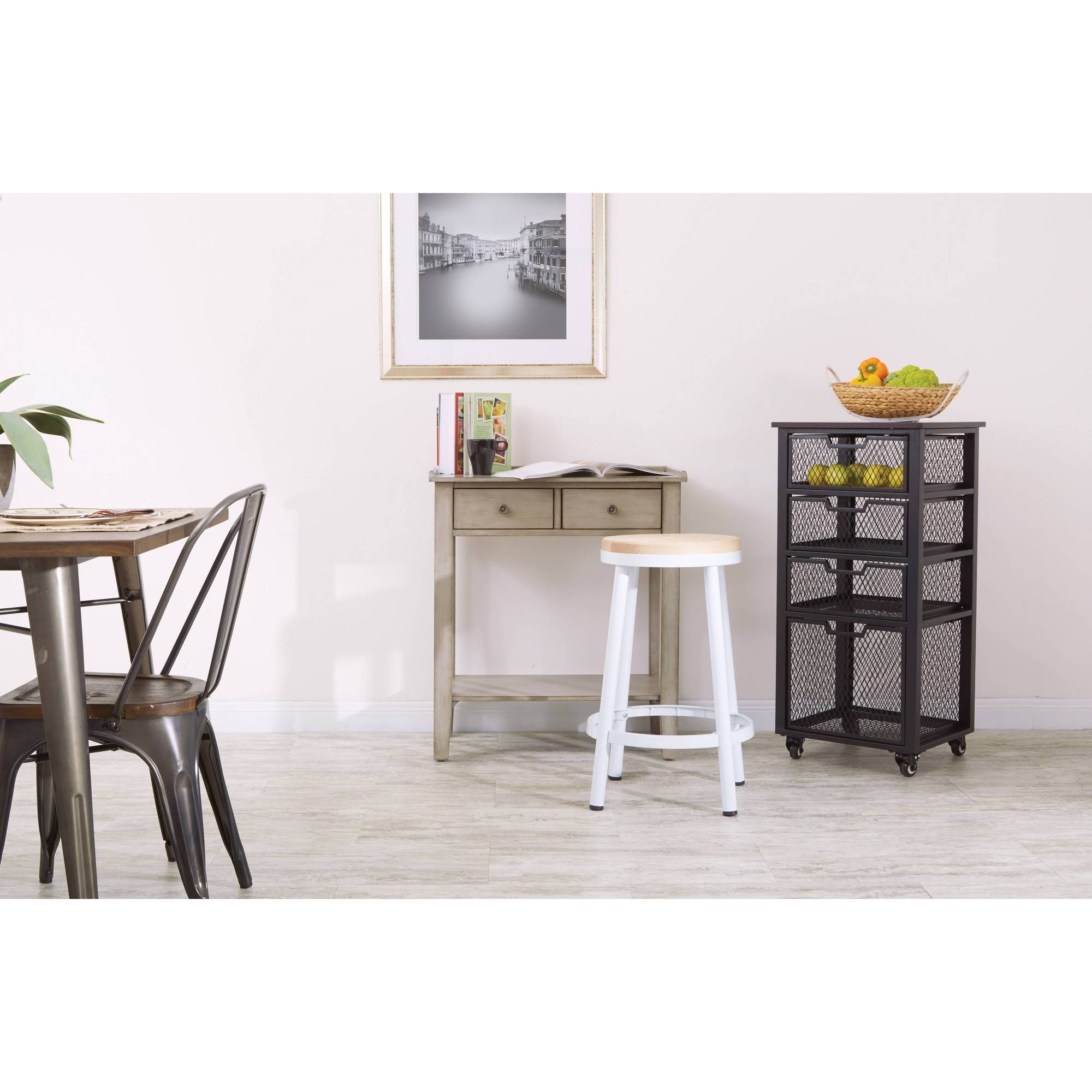 Bristow 26x22 Metal Backless Barstool - Mint